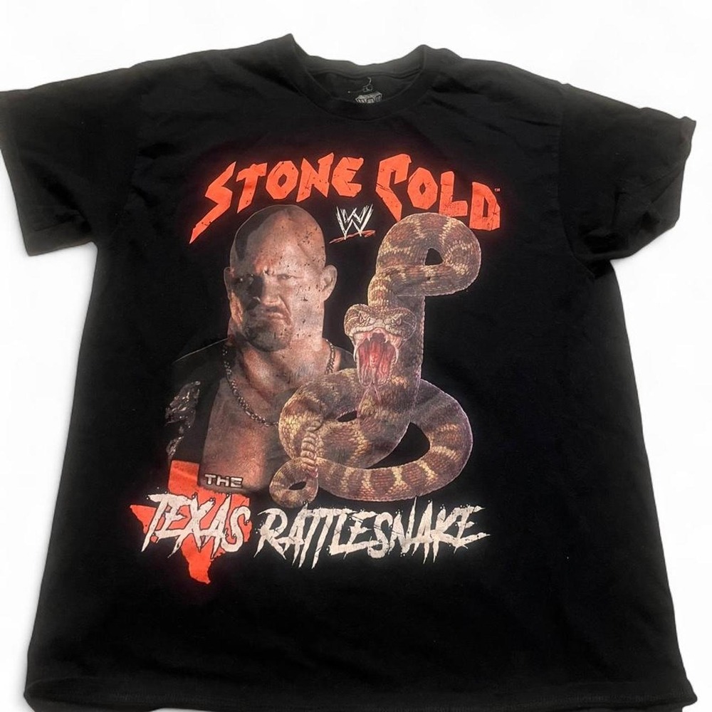 WWE Stone Cold Steve Austin black t-shirt with graphic